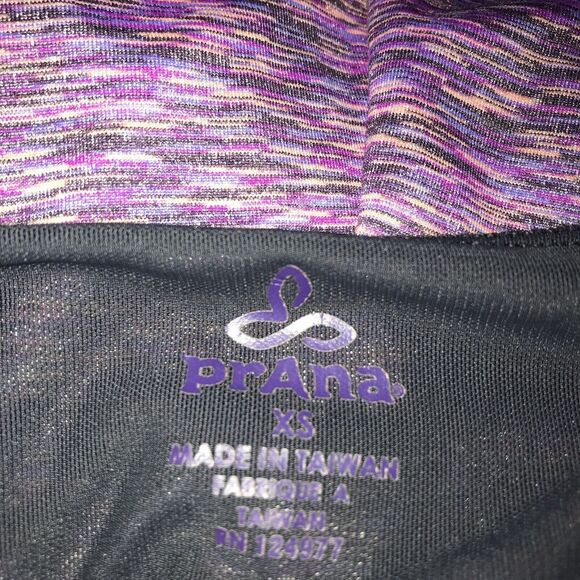 prAna Dresses XS Athletic Amaya Spacedye Purple & Blue Tank Shelf‎ Bra Lot Of 2 - Picture 5 of 12